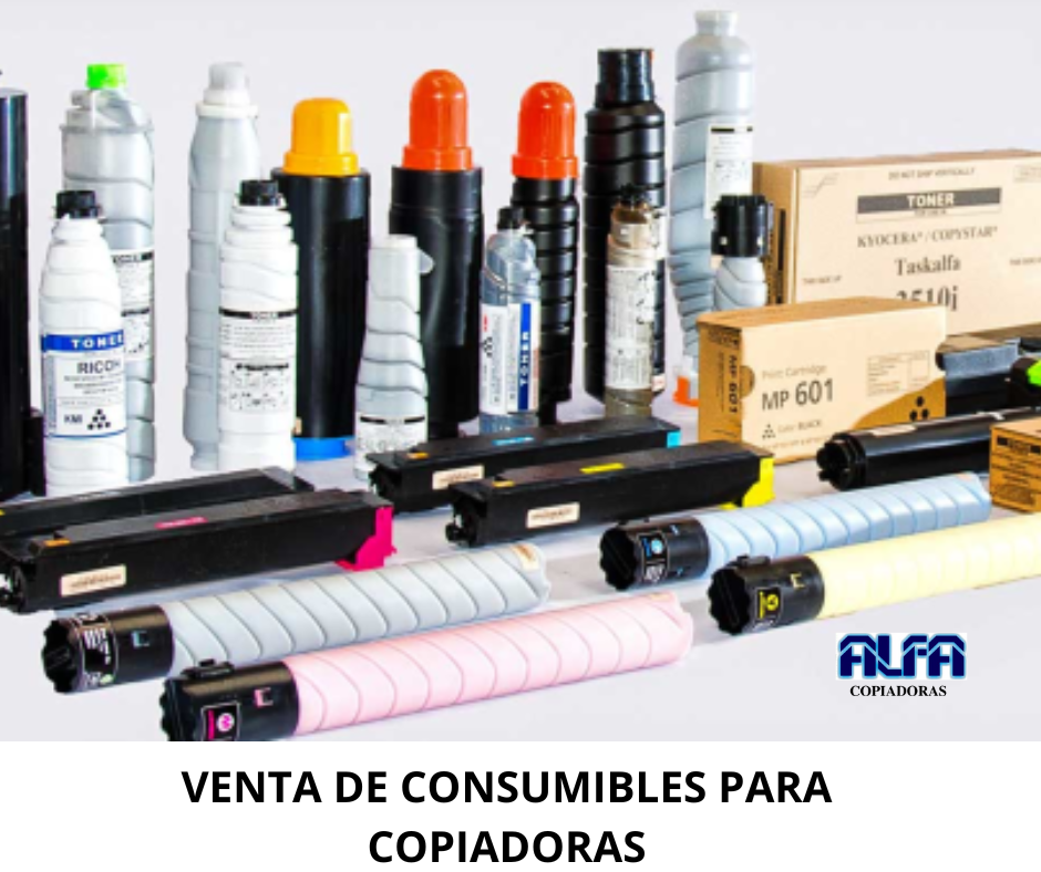 VENTA DE CONSUMIBLES Y REFACCIONES PARA COPIADORAS E IMPRESORAS CDMX